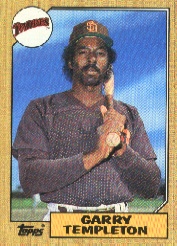 1987 Topps Baseball Cards      325     Garry Templeton